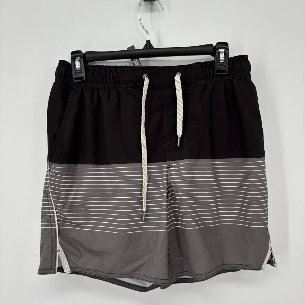 Vuori Trail Shorts 2.0 Mens‎ Small Brown Gray Striped V341 Performance 6